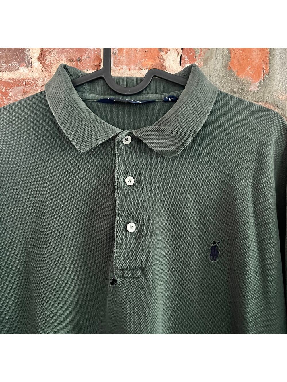 Polo Golf Ralph Lauren Men's Green Polo Shirt Size L 23x30